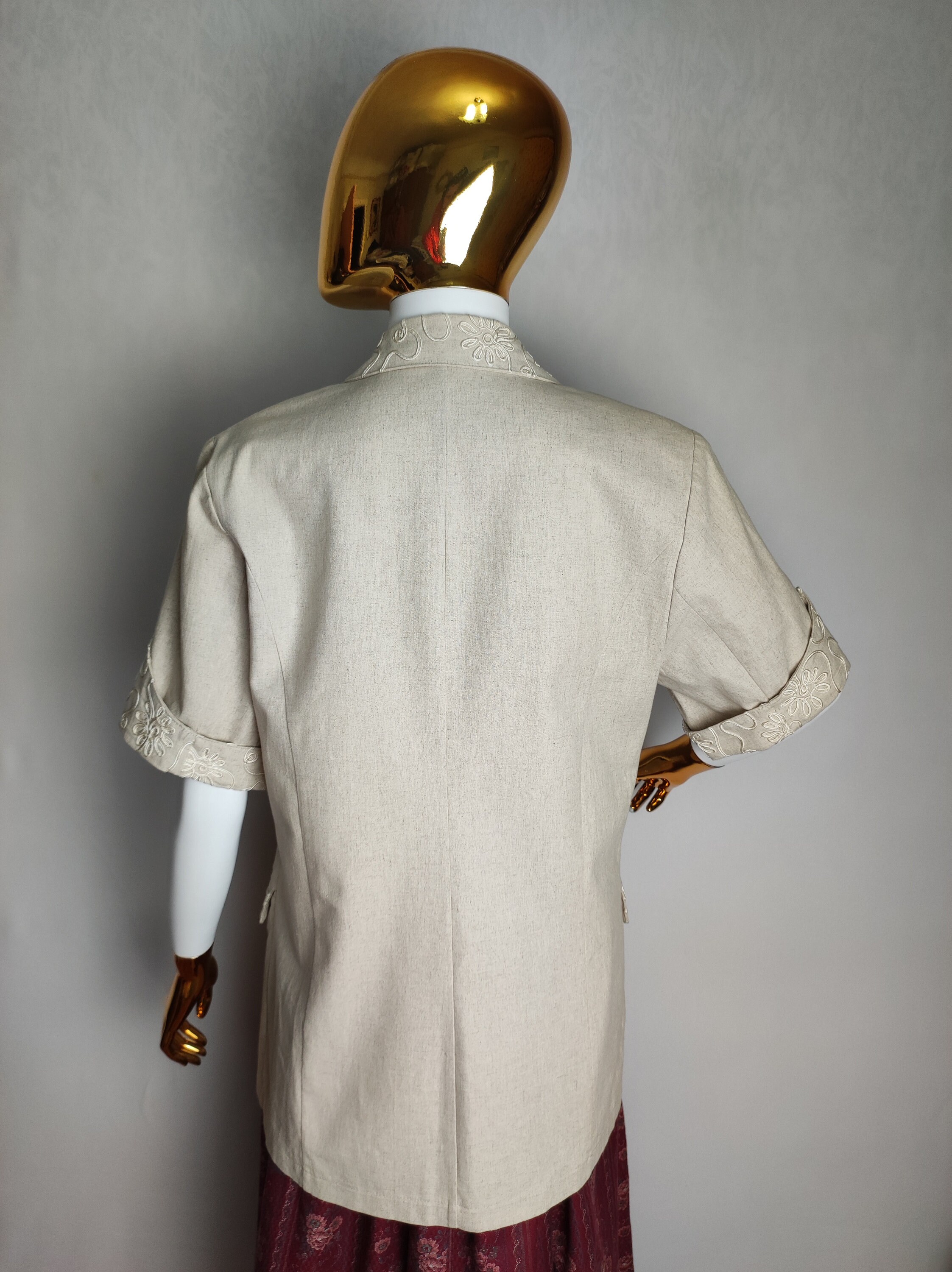 ジャケット・アウター 80s 90s \"MARKS & SPENCER\" linen jacket ジャケット・アウター 80s 90s 
