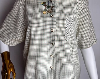 Camicia Donna Bianca 100% Lino - Amitié - Foto 9