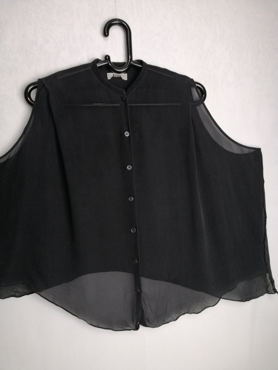 ACNE STUDIOS Vintage Womens Silk Blouse Oversized… - image 3