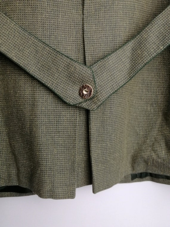 Mens Trachten Jacket, Austrian Wool & Silk Jacket… - image 8