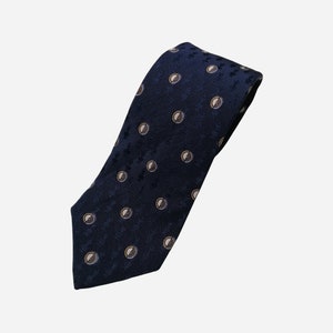 LANVIN PARIS Vintage Mens Silk Necktie Designer Slim Tie For Men Made In France Vintage Gift For Him