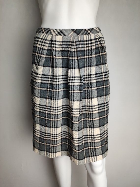 Plaid pencil skirts designer discount