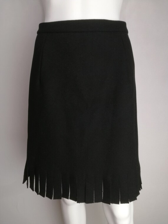 ALAÏA Wool Mini Skirt, Azzedine Alaia Winter 1986… - image 3