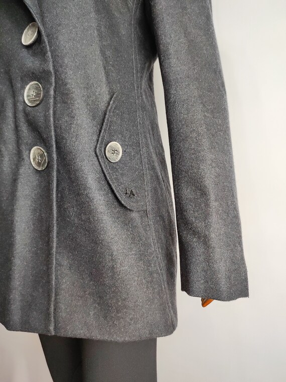 THOMAS BURBERRY Womens Wool Coat, 90s Burberrys O… - image 10