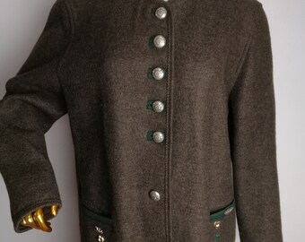 Giesswein Tyrolean Sky Blue Wool Jacket - S/M | Reign Vintage