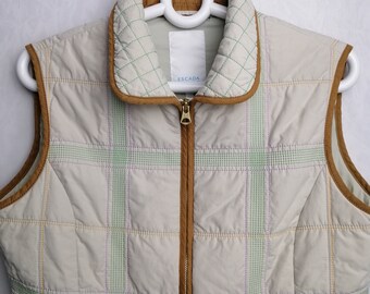 ESCADA フード付きジャケット 36 クリーム パフェクトフーデッドジャケット(XXS Dark Stone Black