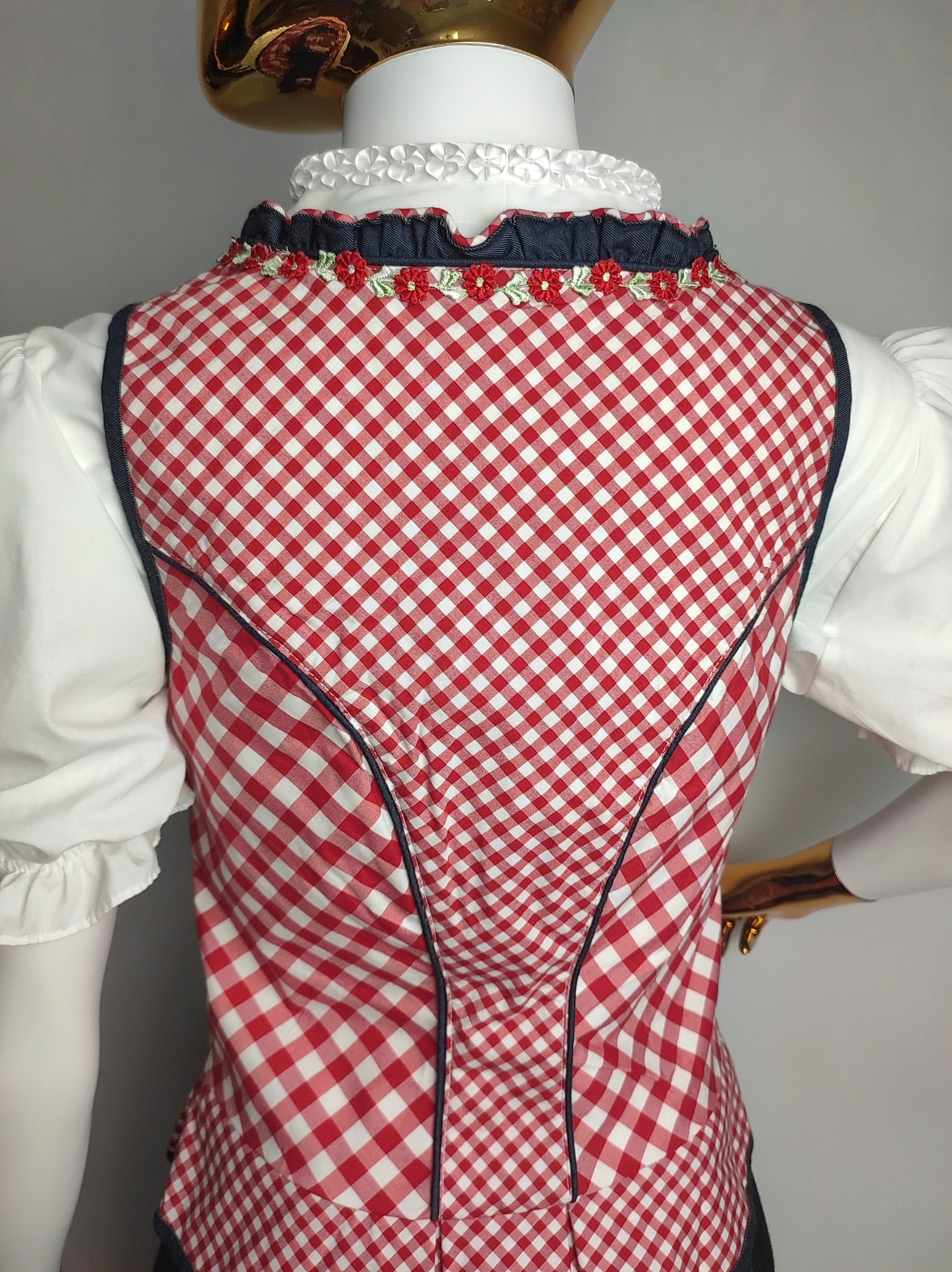 Dirndl vest corset discount