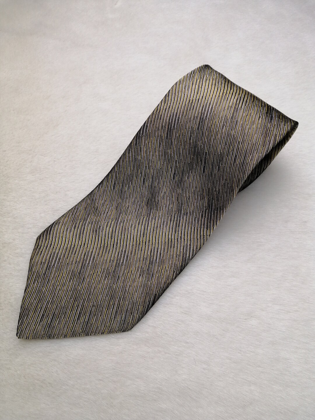 Cravate CERRUTI 1881 100% Soie - Noir/marron à Pois - Modèle A053 - Occasion De Qualité