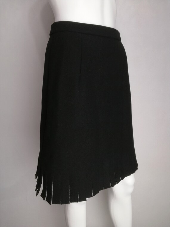 ALAÏA Wool Mini Skirt, Azzedine Alaia Winter 1986… - image 8