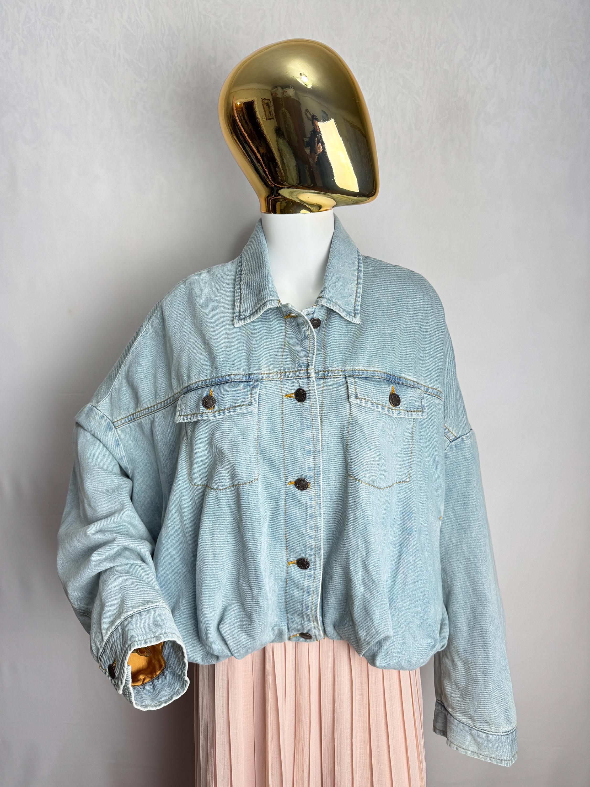 DRIES VANNOTENブルーラウンドデニムジャケット DRIES VANNOTENブルーラウンドデニムジャケット il_fullxfull