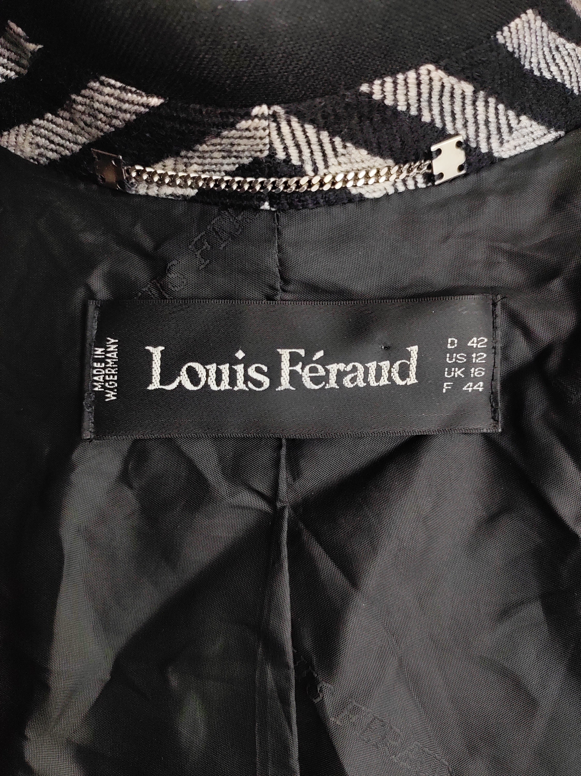 Louis Féraudヴィンテージジャケット LOUIS FERAUD ウールジャケット、80年代フランスファッション