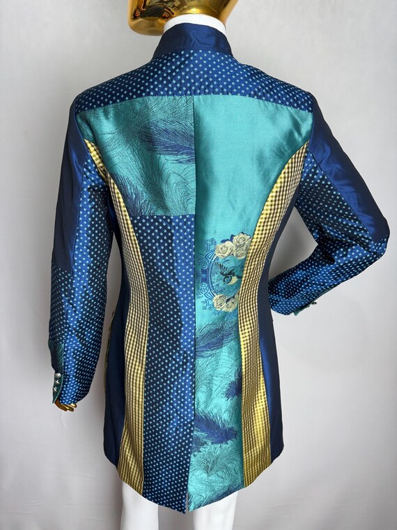 Austrian Floral Patchwork Jacket, Unique Trachten… - image 3