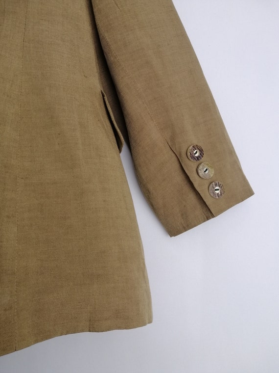 Made in Austria Vintage Trachten Jacket Linen Blend Traditional
