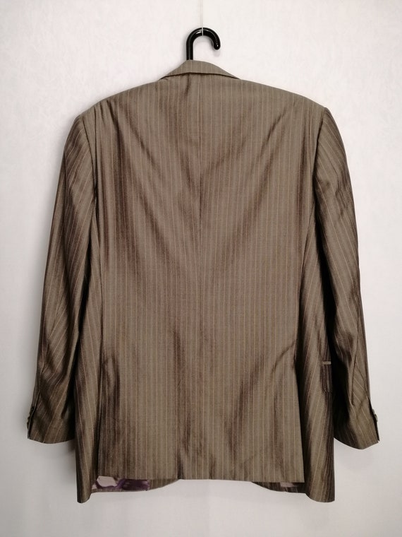CORNELIANI Suit Jacket, Mens Wool & Silk Blazer, Italian Formal