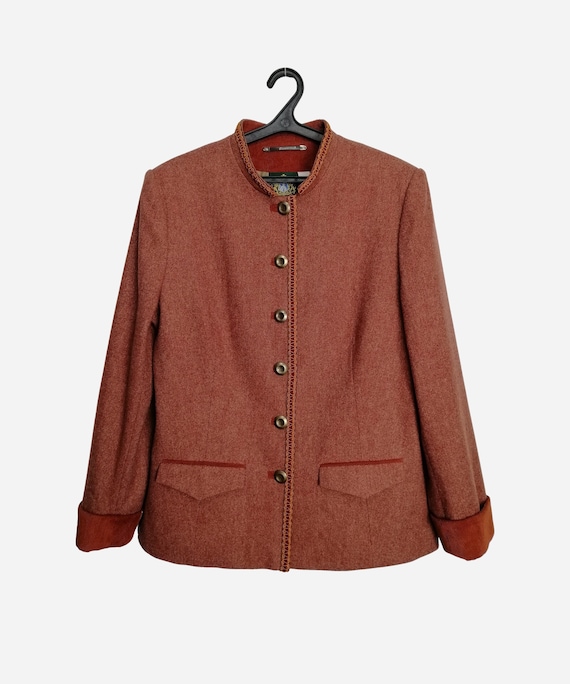 ジャケット・アウター Old Brown Wool Tyrolean Jacket Old Brown Wool Tyrolean Jacket