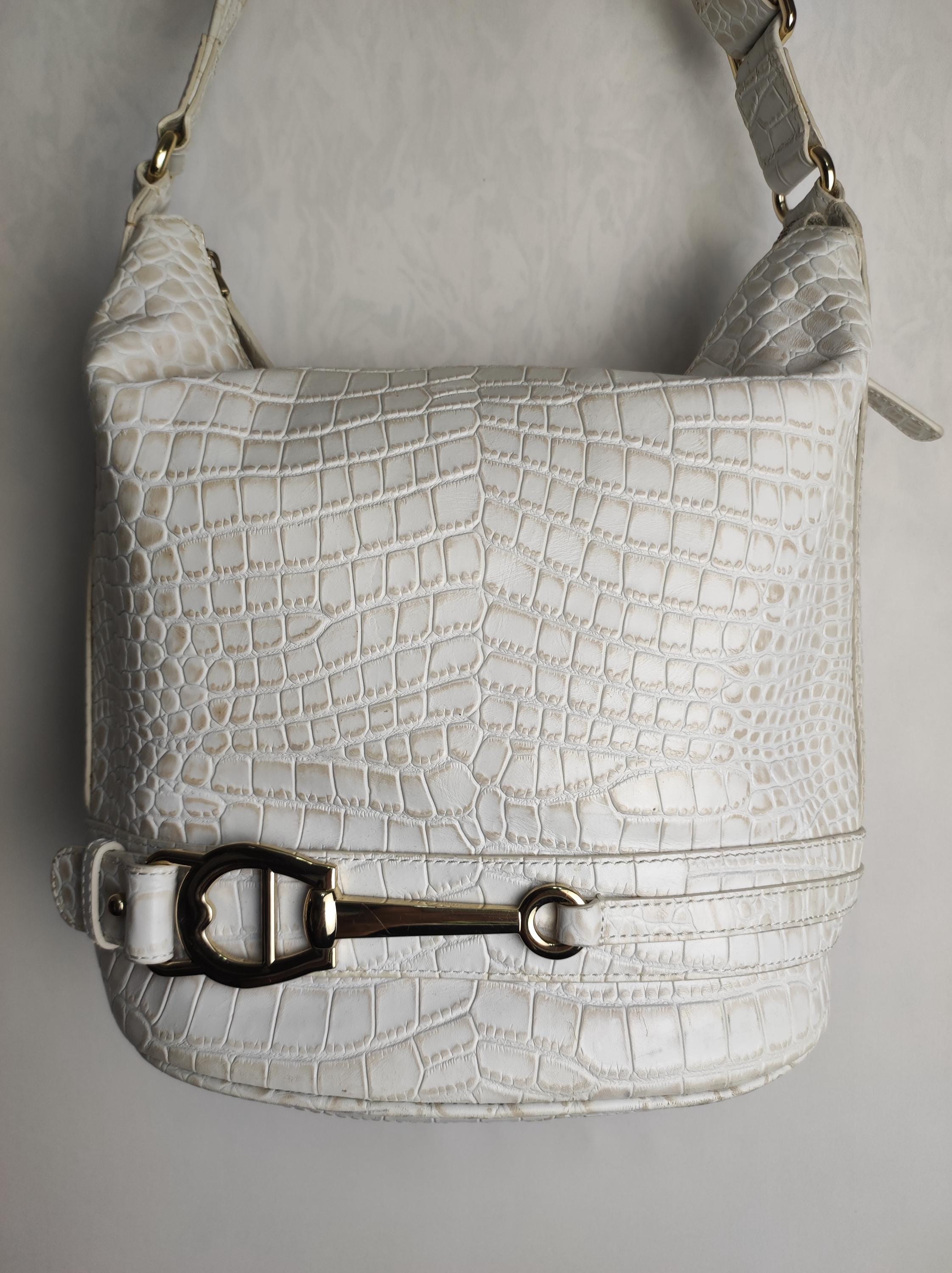 ETIENNE AIGNER Leather Hobo Bag, Y2K Authentic Designer