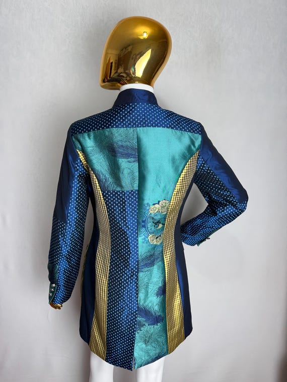 Austrian Floral Patchwork Jacket, Unique Trachten… - image 8