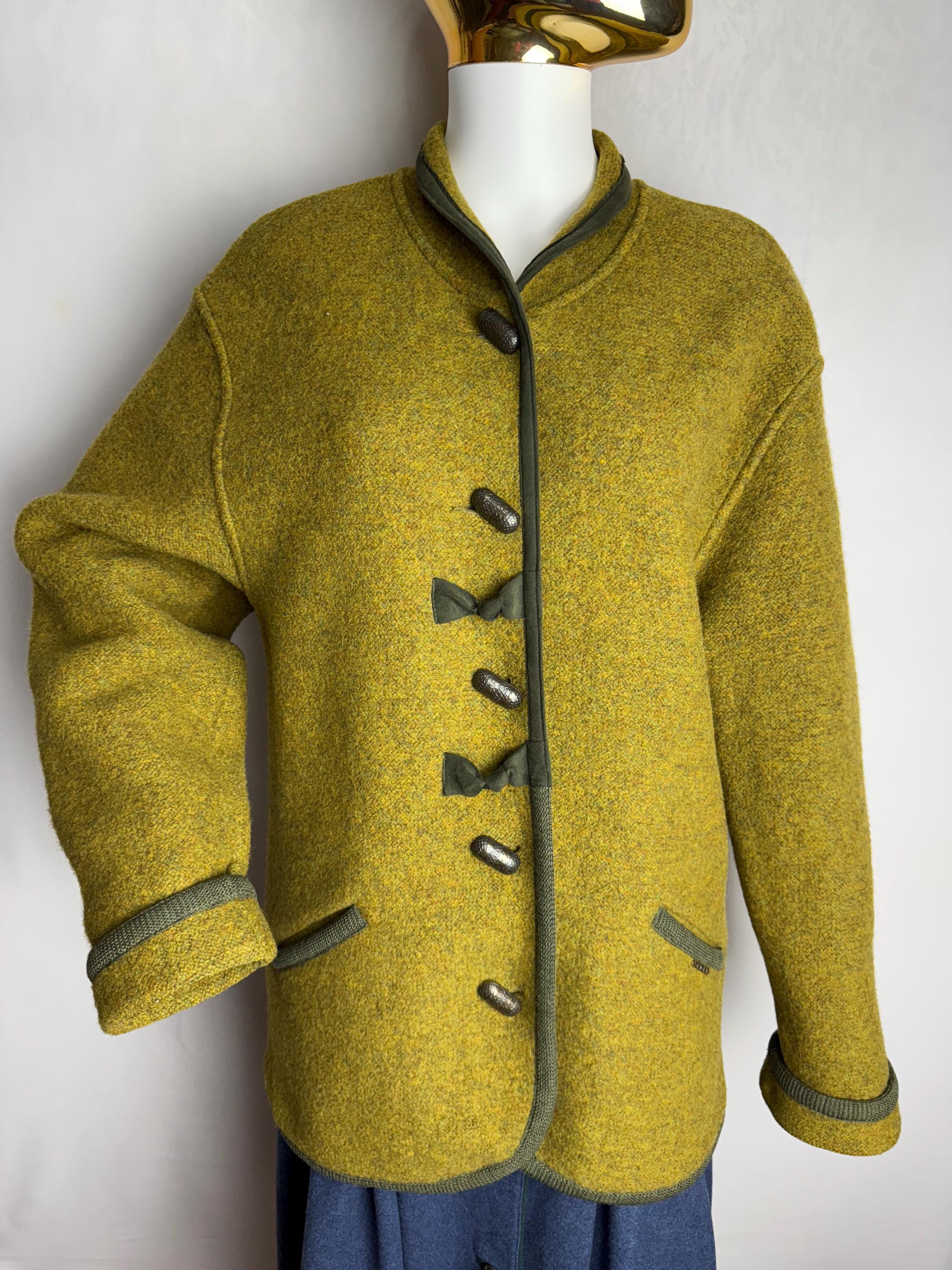 Geiger Austrian Boiled Wool Jacket - Etsy Geiger Austrian Boiled Wool Jacket - Etsy