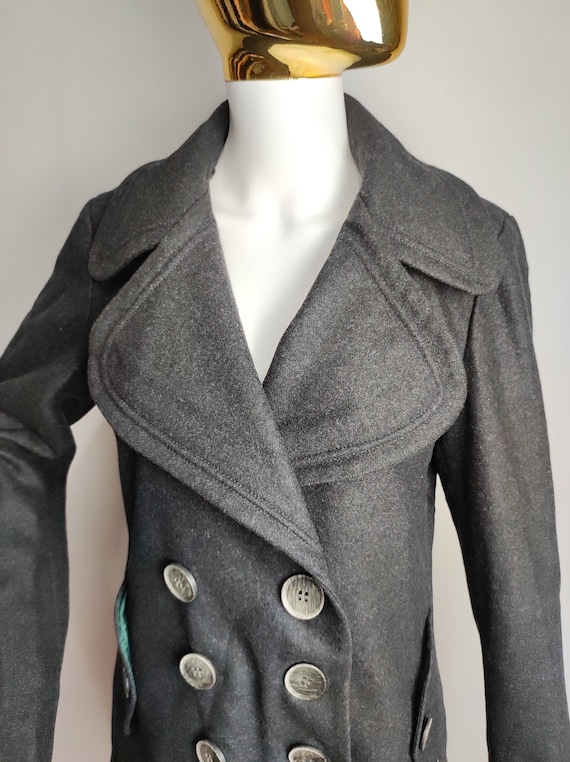 THOMAS BURBERRY Womens Wool Coat, 90s Burberrys O… - image 2