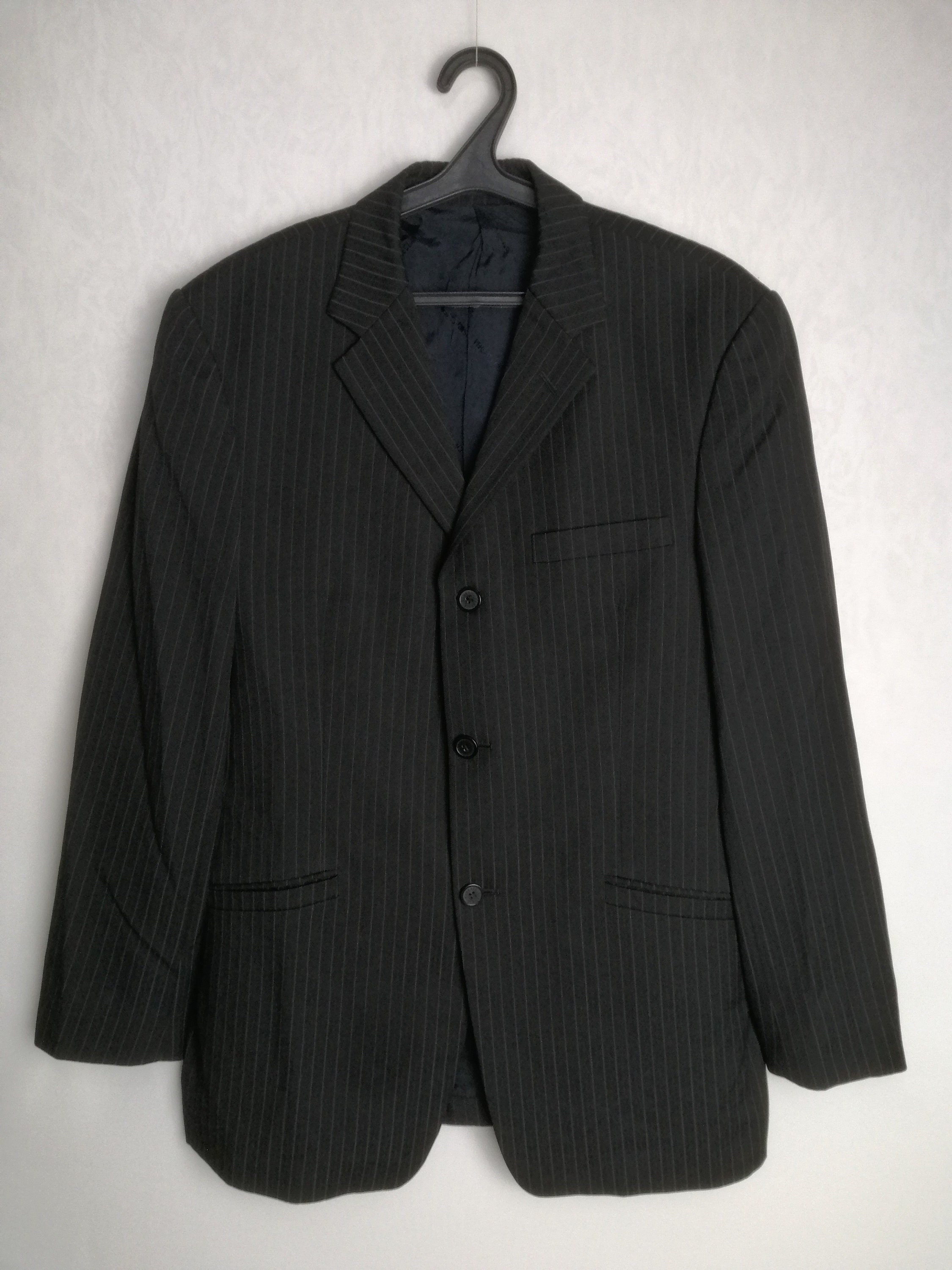 VTG Versace Classic V2 Leather Coat Size XL FLAWS READ No