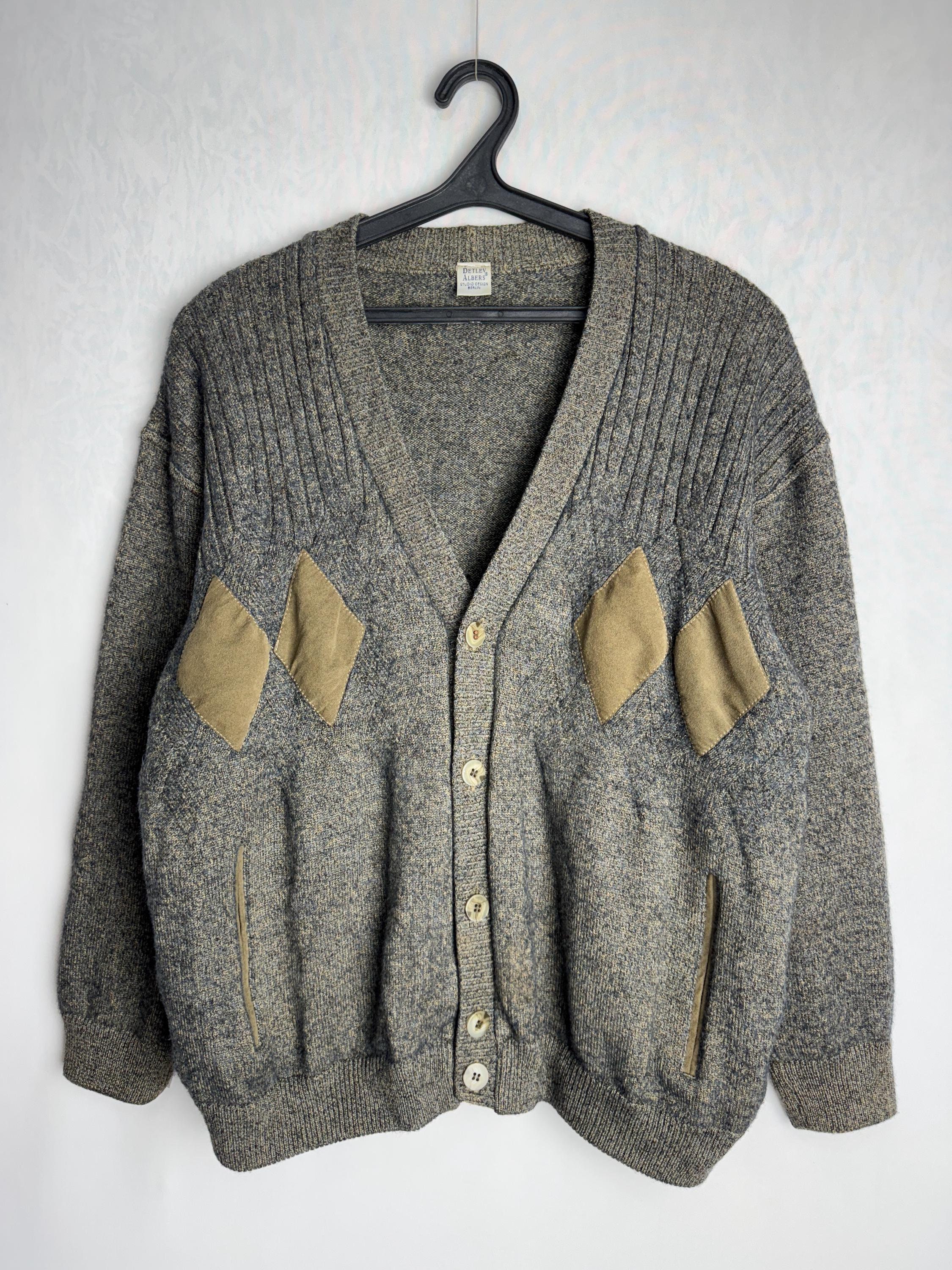 Oneforus Cardigan Con Collo Sciallato Da Uomo Caldo Cardigan Con - Foto 2