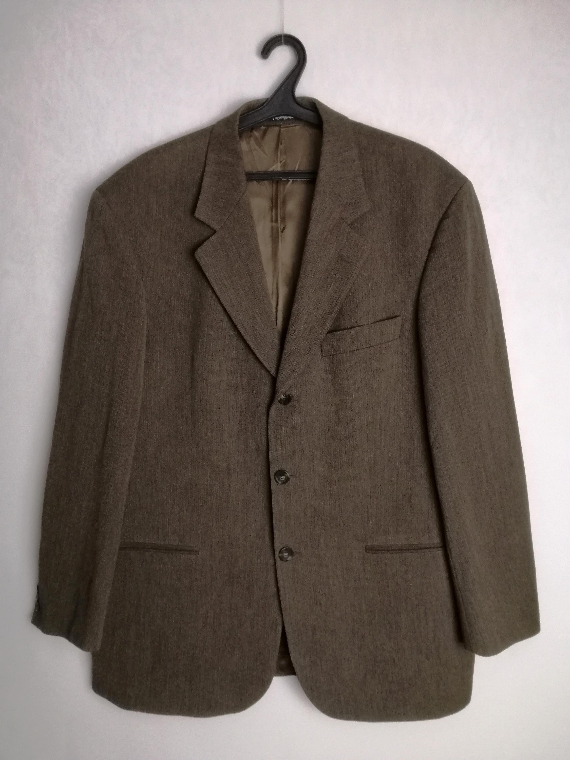YVES SAINT LAURENT Mens Wool Suit Jacket, 80s French Designer