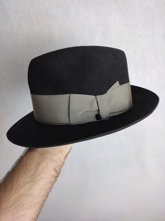 BORSALINO Vintage Fedora Hat, 60s Made In Italy H… - image 5
