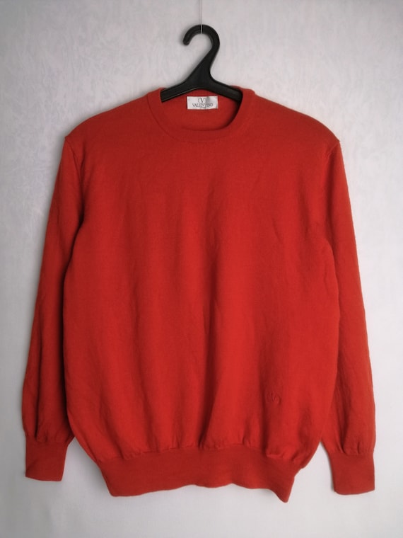 VALENTINO Merino Wool Sweater, 90s Authentic Luxury Designer