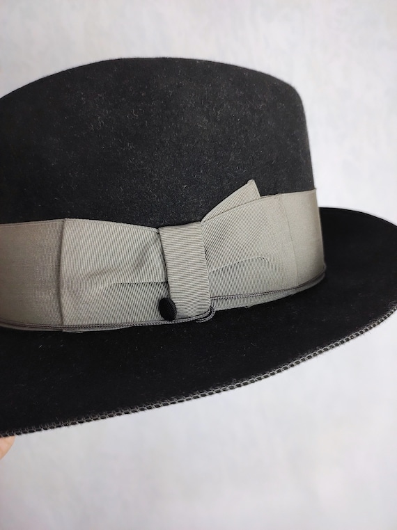 BORSALINO Vintage Fedora Hat, 60s Made In Italy H… - image 2