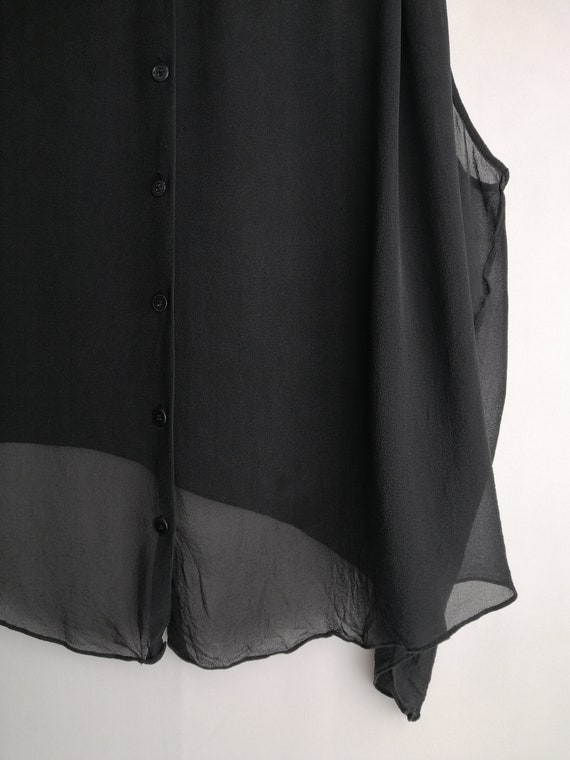 ACNE STUDIOS Vintage Womens Silk Blouse Oversized… - image 5