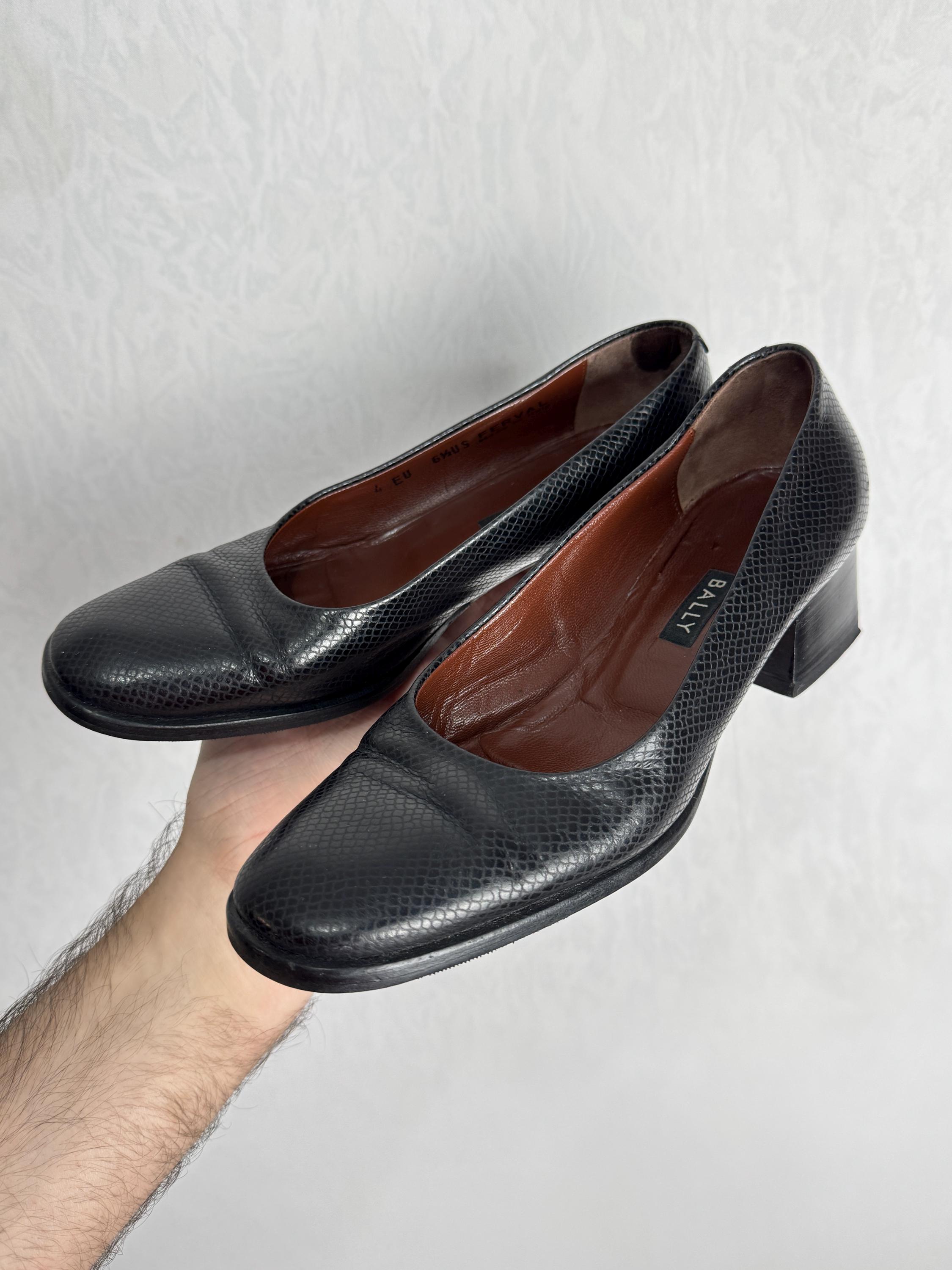 Chaussures Derbies En Cuir Bally Taupe - Pointure 40, Occasion Très Bon État