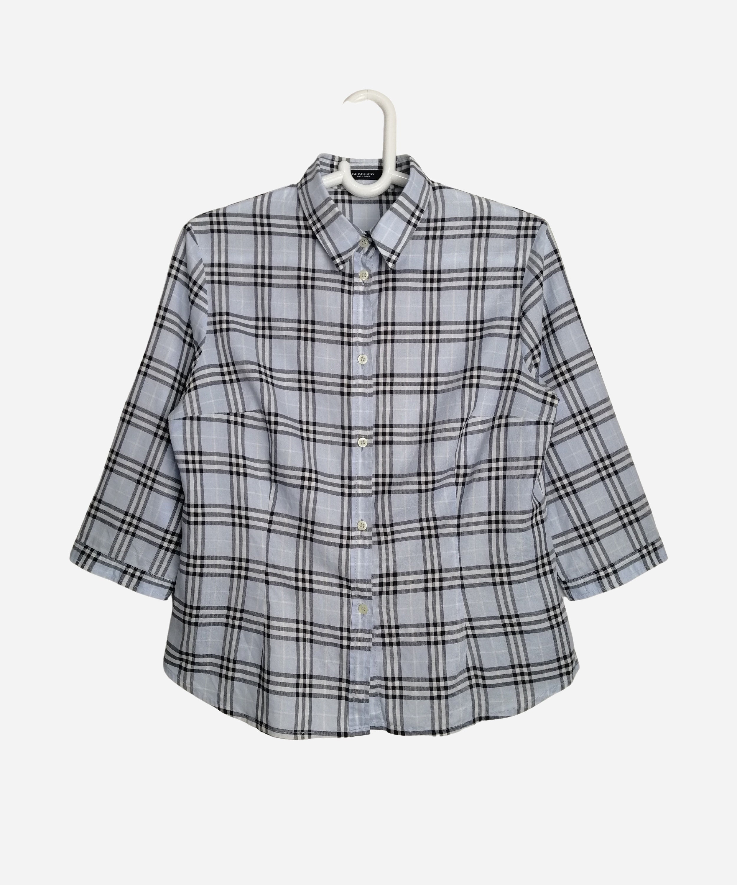 BURBERRY Check Shirt, Vintage Burberrys of London Blouse BURBERRY Check Shirt, Vintage Burberrys of London Blouse