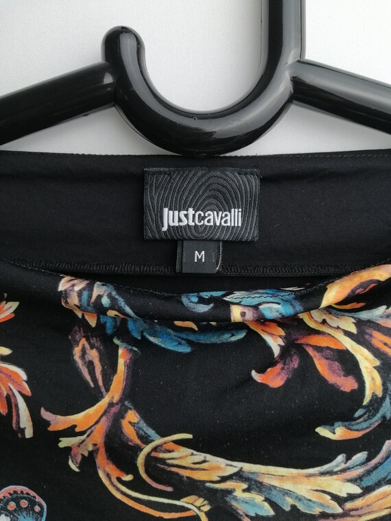 JUST CAVALLI ヴィンテージ レディース プリントドレス Y2K イタリア 