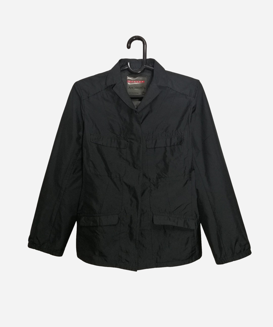 PRADA Vintage Womens Jacket 90s Italian Designer Lightweight PRADA Vintage Womens Jacket 90s Italian Designer Lightweight