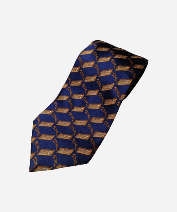 Louis Vuitton - Authenticated Tie - Silk Blue Striped for Men, Very Good Condition