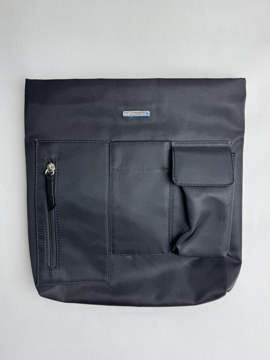 DOLCE & GABBANA Vintage Nylon Bag, Y2K Italian Luxury Designer