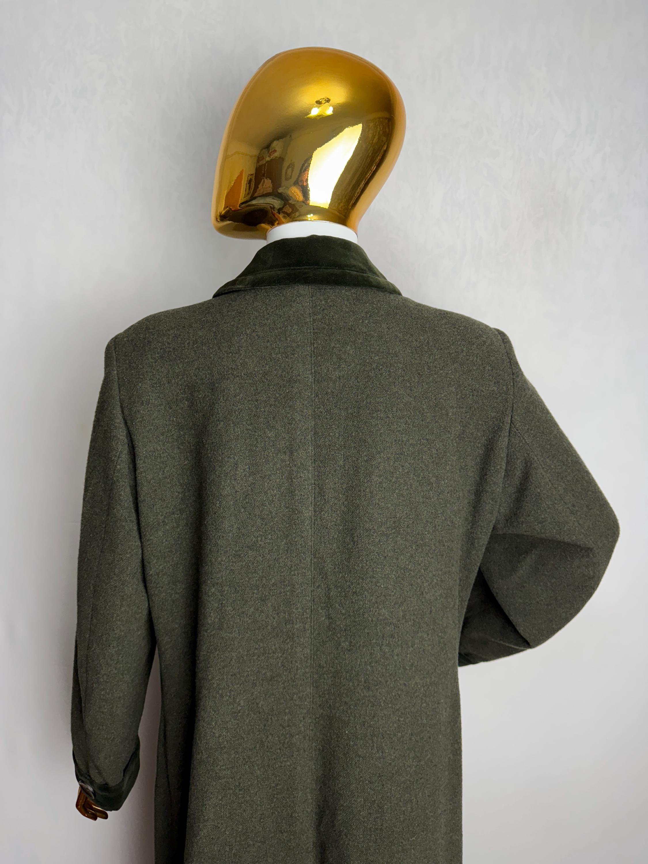 Loden Wool Coat, Womens Austrian Wool Jacket, Green Trachten