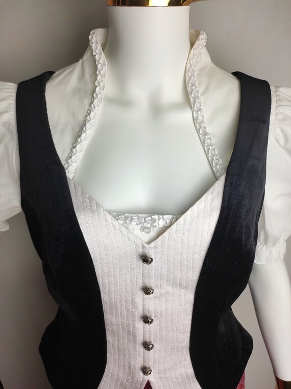 Austrian Dirndl Corset Top, Traditional Trachten … - image 2