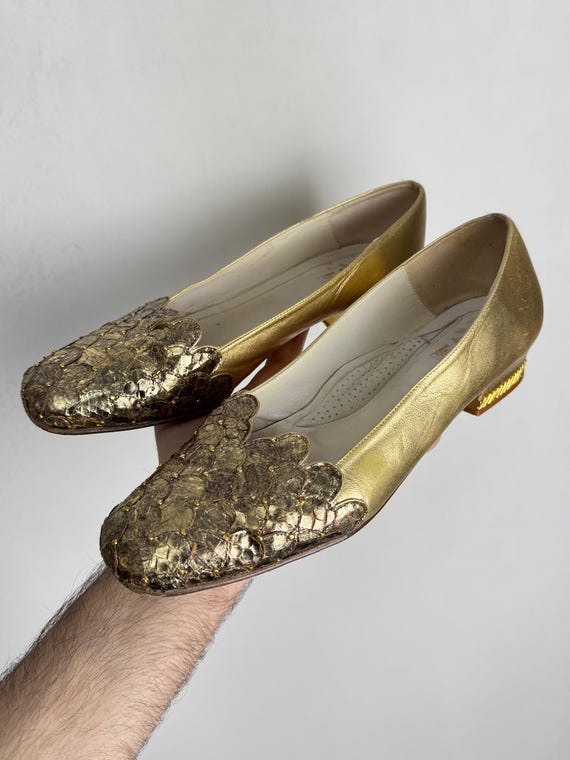 metallic gold dress shoes Carlton Gold Metal Tipped Dress Shoes