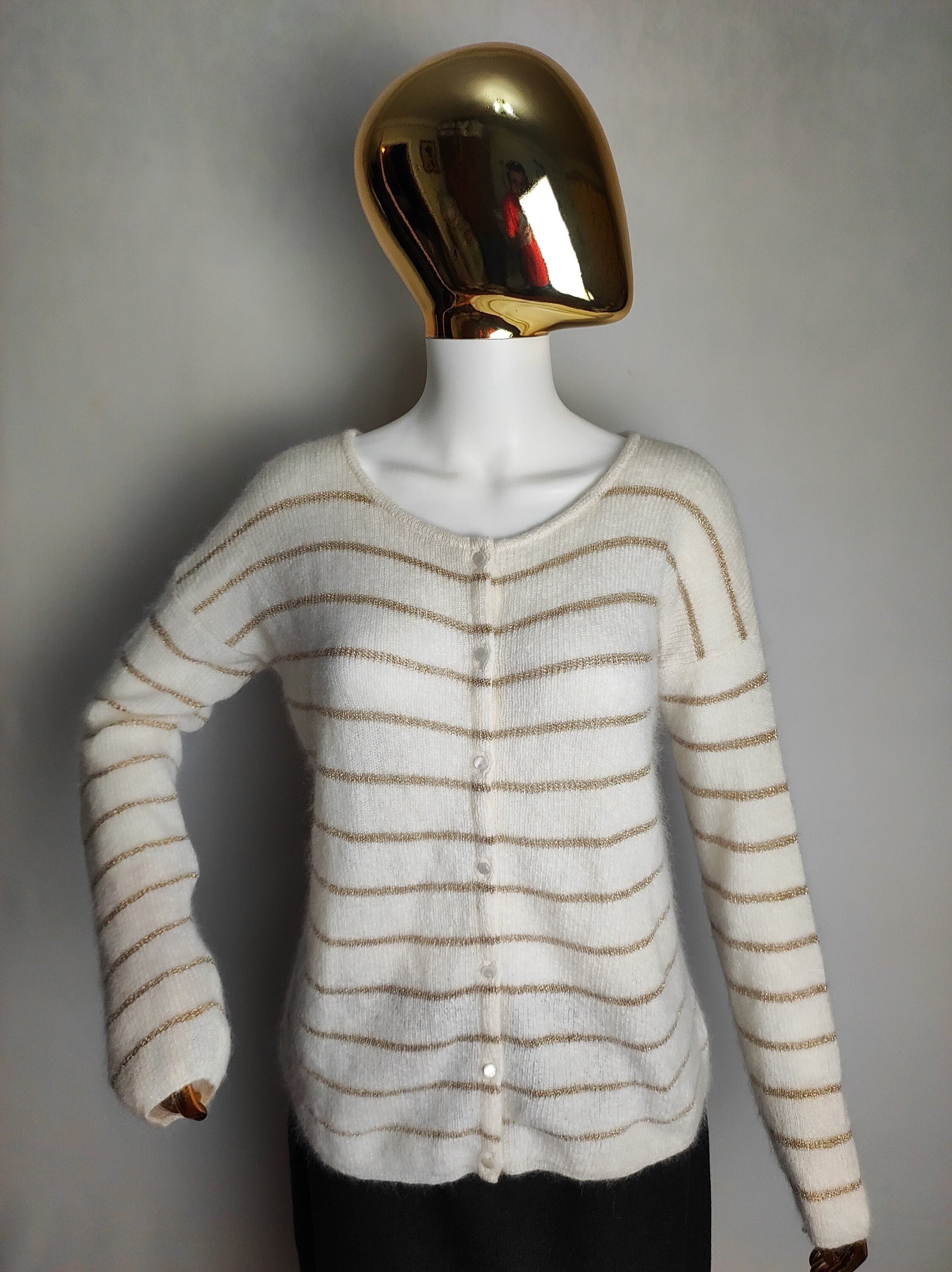 SEZANE PARIS カーディガン、スーパーキッド モヘア ベビーアルパカ