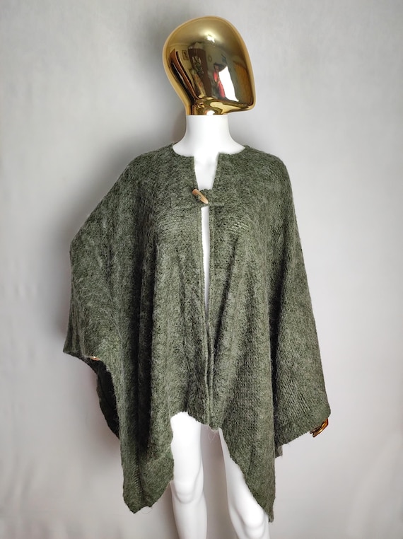 Cappotto Mantello In Lana Filson Uomo – Made In USA – Taglia MED (Rosso Scuro/Verde/Marrone)