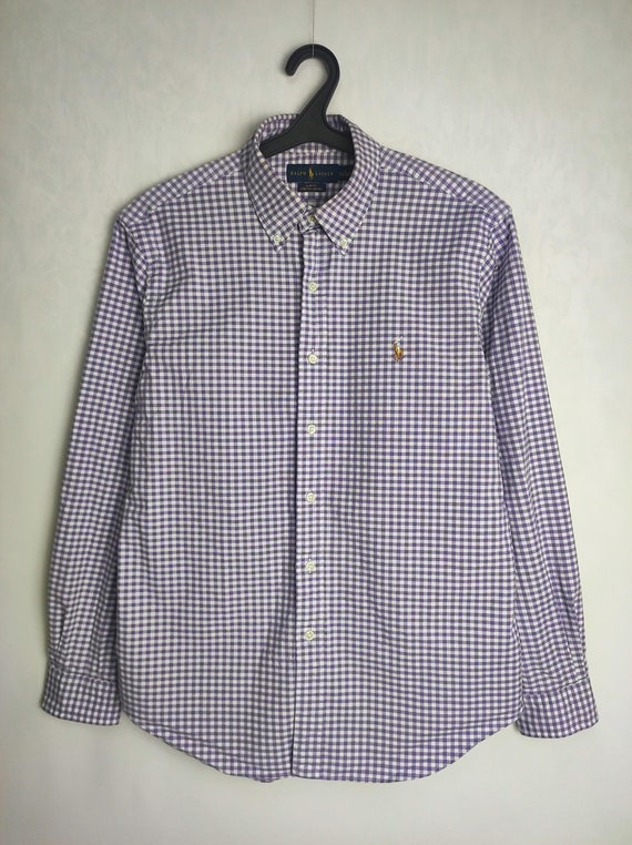 GIANNI VERSACE】1990s Ginghamcheck Shirt Versace × Vintage