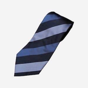 LOUIS FERAUD Silk Tie, Vintage Designer Neck Tie, Blue Striped Formal Necktie, Made In Italy Statement Tie, Men Silk Accessory, Gift For Him