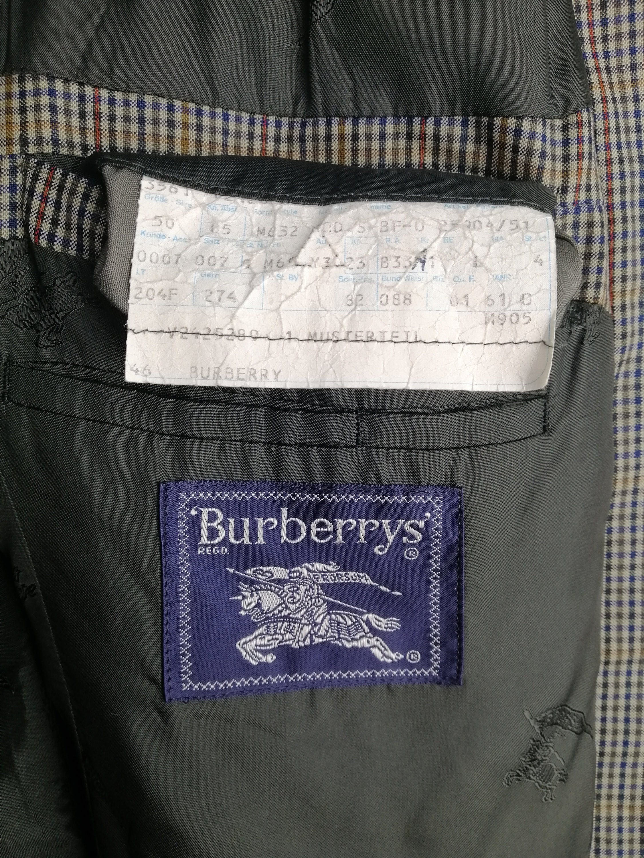 BURBERRYS Vintage Mens Blazer 80s Authentic Burberry of BURBERRYS Vintage Mens Blazer 80s Authentic Burberry of