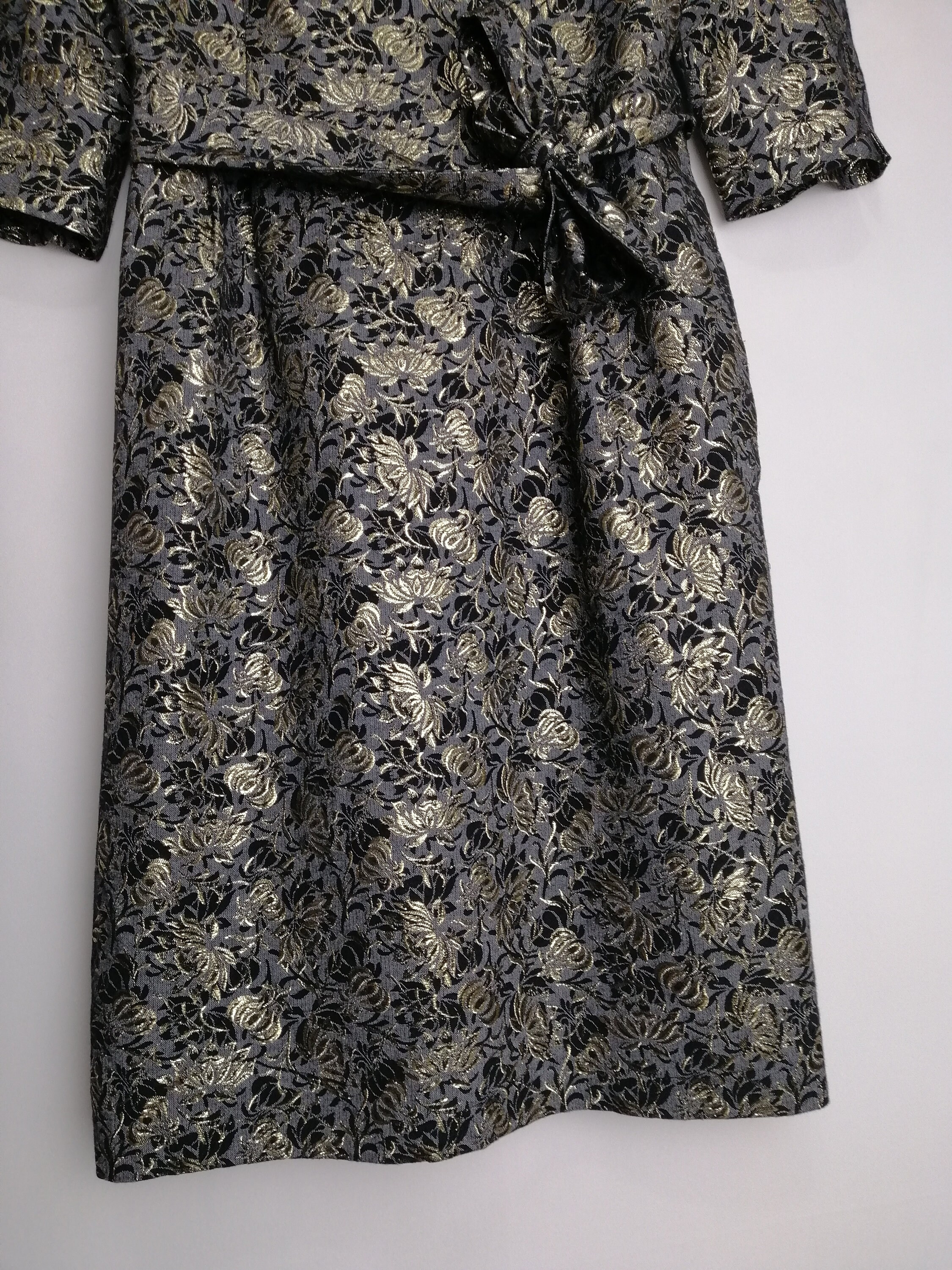 MaxMara weekend 幾何学模様のタッセル付きマキシドレス 極美品