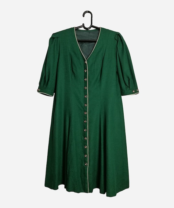 VINTAGE Linen Dirndl Dress Womens Traditional Oktoberfest Trachten Long Dress Austrian Tyrolean German Bavarian Folk Dress VINTAGE Linen Dirndl Dress Womens Traditional Oktoberfest Trachten Long Dress Austrian Tyrolean German Bavarian Folk Dress
