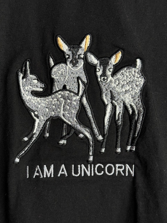 BURBERRY バーバリー Tシャツ半袖 I AM A UNICORNロゴ BURBERRY I Am A Unicorn T-shirt, Y2K Authentic Designer