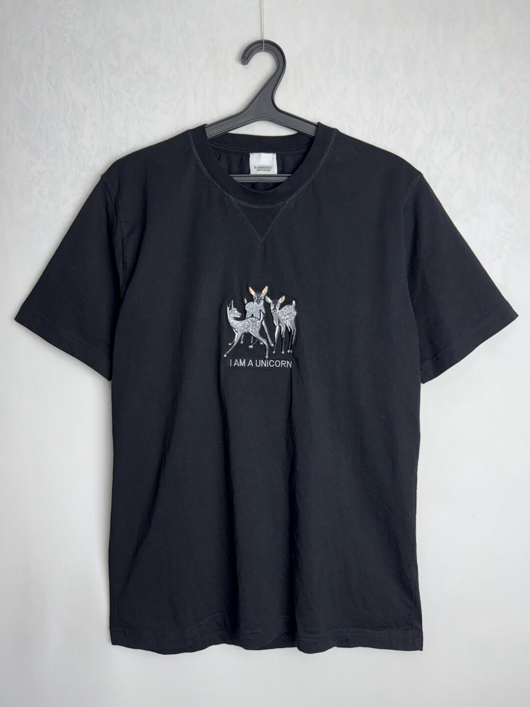 トップス 00s Burberry black logo knit y2k archive embroidered T - SchaferandweinerShops Zimbabwe - Logo