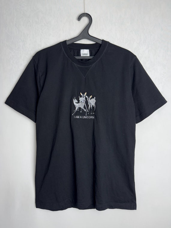 BURBERRY バーバリー Tシャツ半袖 I AM A UNICORNロゴ Burberry - I Am A Unicorn T-Shirt in White Burberry