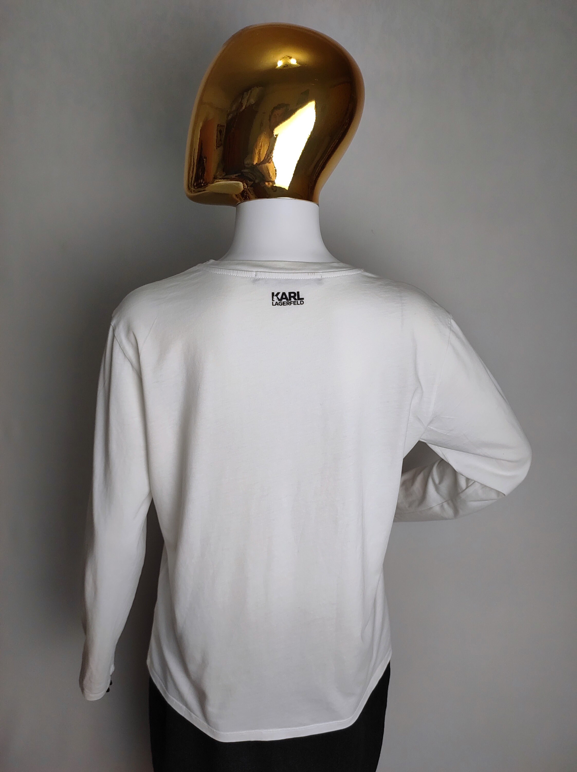 KARL LAGERFELD T-shirt, KL Big Logo Tee, Authentic Fashion 
